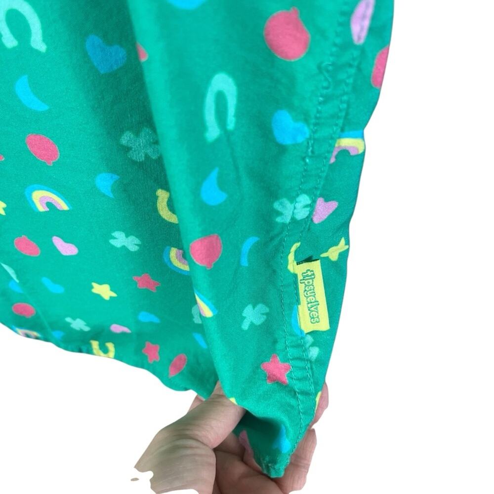 Tipsy Elves Men's Lucky Charmer Button Down Shirt St. Patrick's Patty Day Medium - Picture 7 of 9